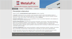 Desktop Screenshot of metalufix.com